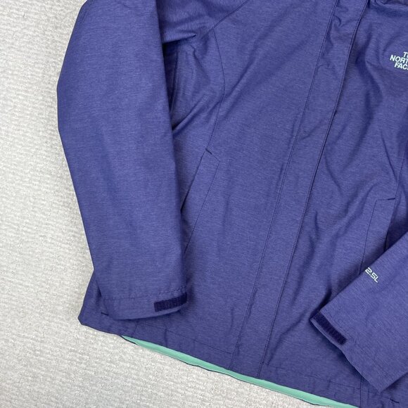 The North Face Jacket Womens Hyvent 2.5L Rain Jacket Zip Coat Purple XS - Picture 4 of 16